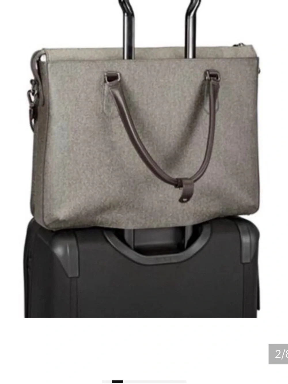 Tumi Nita Commuter Briefcase, Earl Grey
